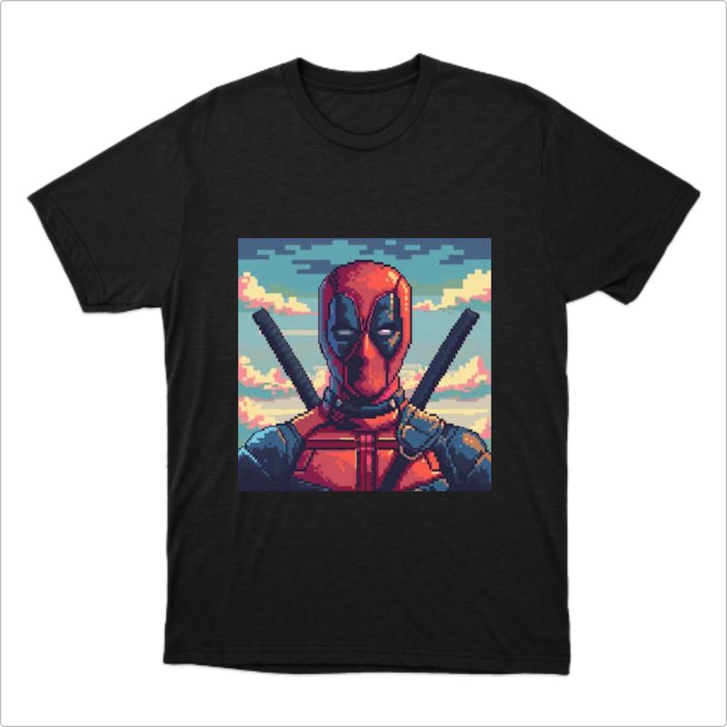 [8-Bits] Camisa Deadpool